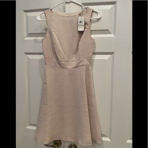NWT Original Penguin Champagne Skater Dress with Keyhole Back